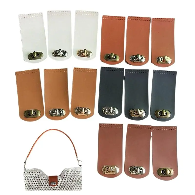 DIY Häkelhandtasche zum Aufnähen, Druckknopfverschluss, Leder-Druckknopf, Taschenverschluss, Verschlüsse, Handtaschenknopf, Schultertaschenzubehör – Detail 6