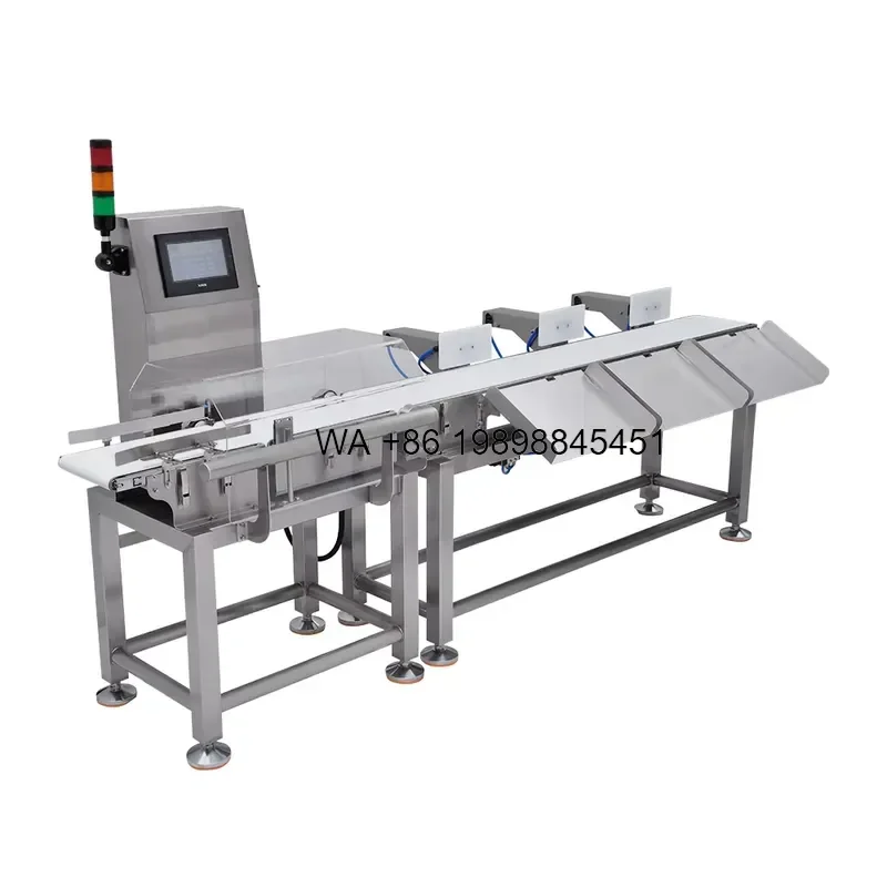 Wmwmnu High Accuracy Weight Sorting for Chicken Duck Fish Frozen Seafood Multifunctional Grader Weight Sorter
