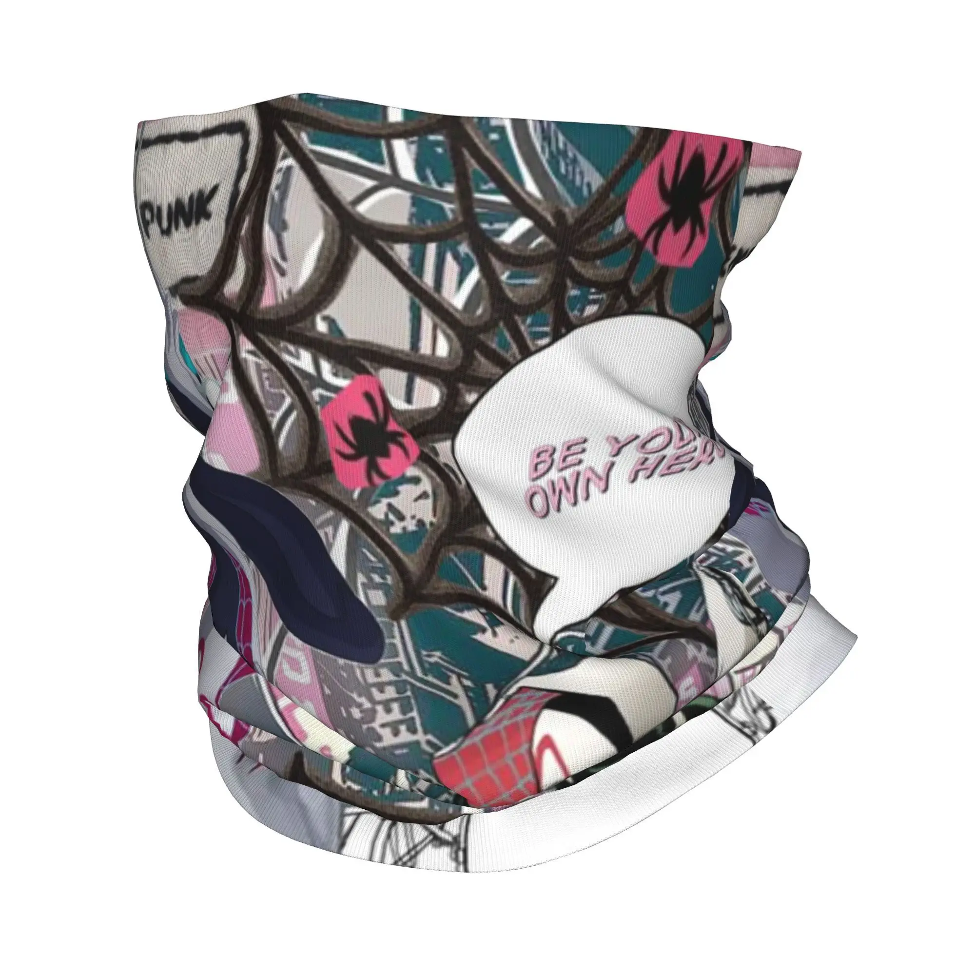 

Ghost Spider Gwen Bandana Neck Cover Printed Mask Scarf Multifunction Headwear Cycling For Men Women Adult All Season