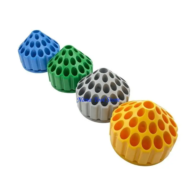 31GJ Plastic with Multi Holes Grinding Tool Bur Holder for Easy Sorting