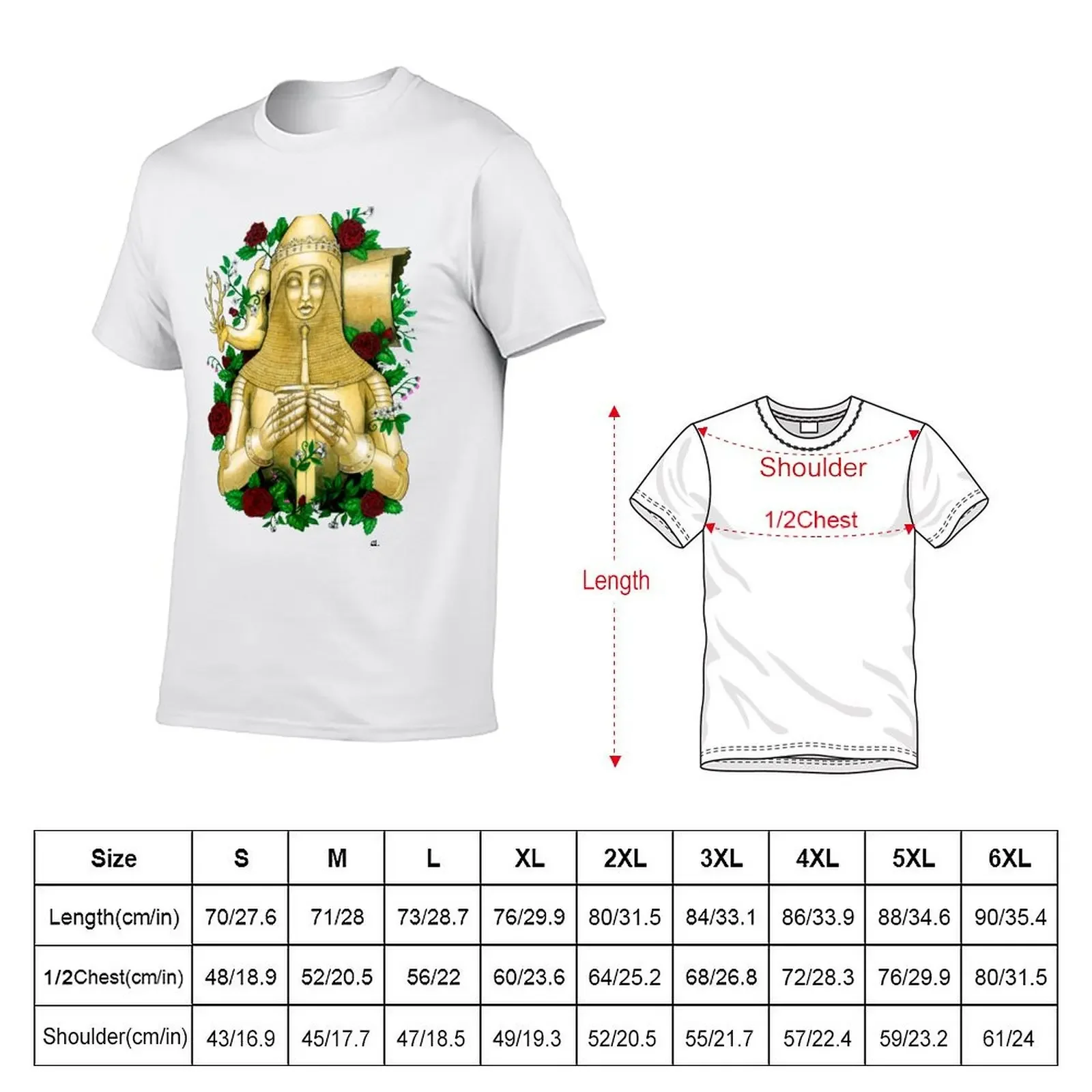 Knightly Effigy T-Shirt anime stuff summer tops korean fashion essential t shirt clothes for men