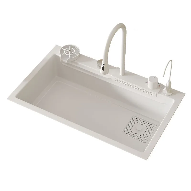 

Stainless steel vegetable basin Kitchen sink Dishsink Under counter basin Drain rack