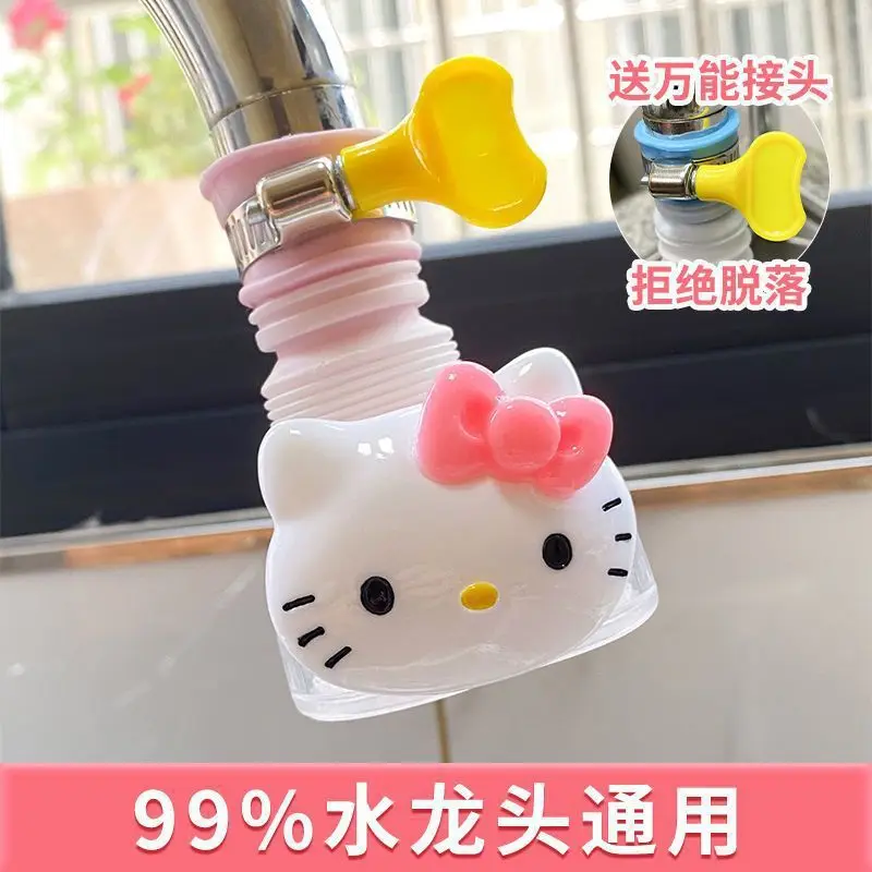 

Hello Kitty Faucet Water Filter Cartoon Kawaii Women Home Anti Extension Splash Kitchen Dormitory Tap Water Filter Toy Wholesale