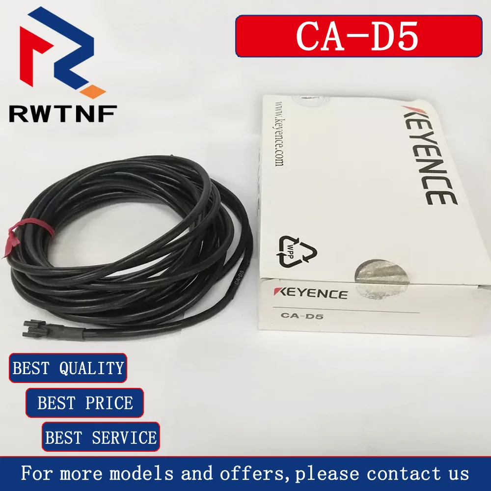 KEYENCE CA-D5 كابل إضاءة LED مستشعر الألياف الضوئية