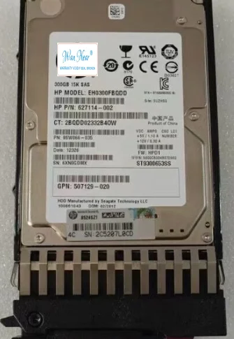 

Для HP 300GB 15K 6G SFF SAS HDD EH0300FBQDD