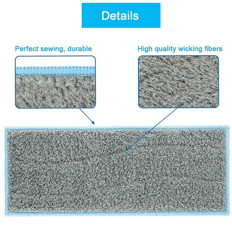 For Irobot Braava Jet M6 Robot Replacement Washable Mop Pads Vacuum Cleaner Accessories Reusable Wet Wipes