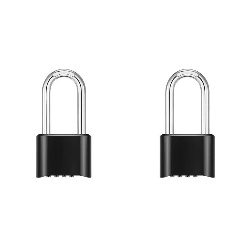 2026 New 2X Shackle Combination Lock, Large Outdoor Weatherproof Padlock,Design Of Password