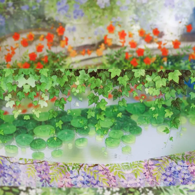 1roll/5x200cm Trailing Plant Vine Repeat Washi Tape Stickers, Scrapbooking DIY Decor Materials
