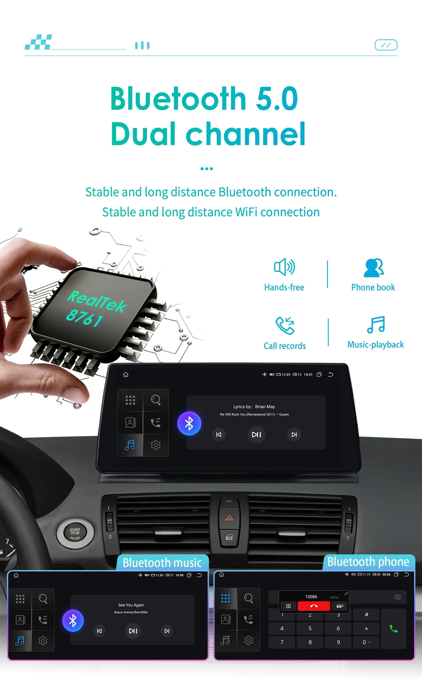 6 128G Carplay Android 12 Autoradio Für BMW X3 E83