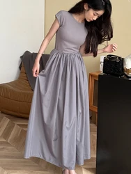 Oversize Women 4XL Summer Long Dresses Lolita Mori Girl Style High Waisted Off Shoulder Ruffle Dress Sundress jurk dames