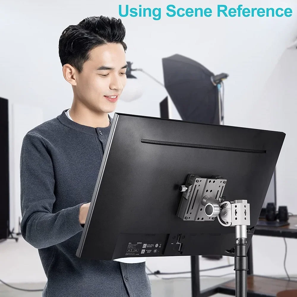 Popular Adjustable 360Degree Rotation Universal Base Detachable Bracket Display Stand Qick Release Plate Photography Accessories