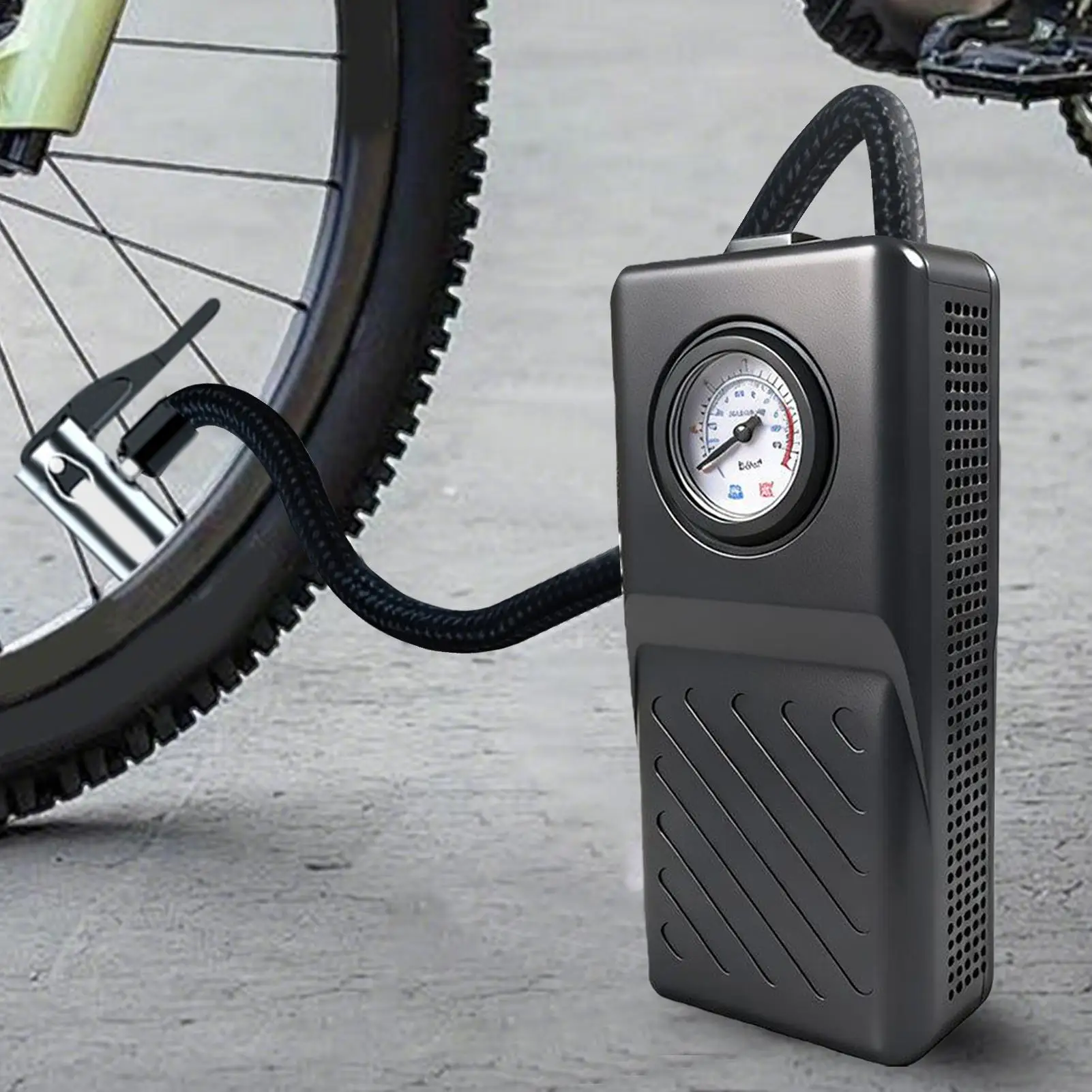 

Car Air Pump Rechargeable Cordless With Pressure Gauge Portable Air Pump For Car Tires For Motorcycle Electric Scooter Sedan SUV