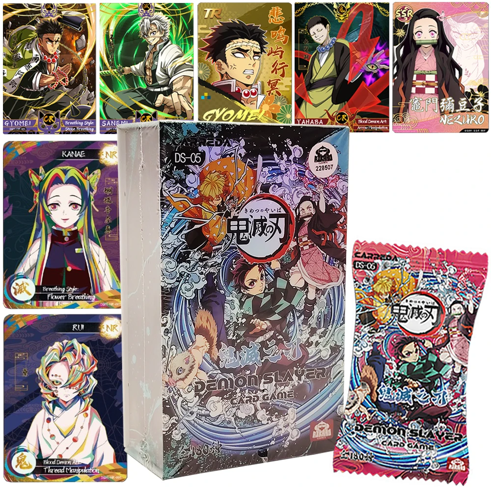 

Demon Slayer Collection Card High Quality Card Toys Funny Anime Peripheral Children's Classic Character Creative Birthday Gifts