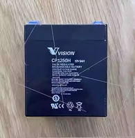 The robot control cabinet battery has two CP1250H 12V 5AH sets