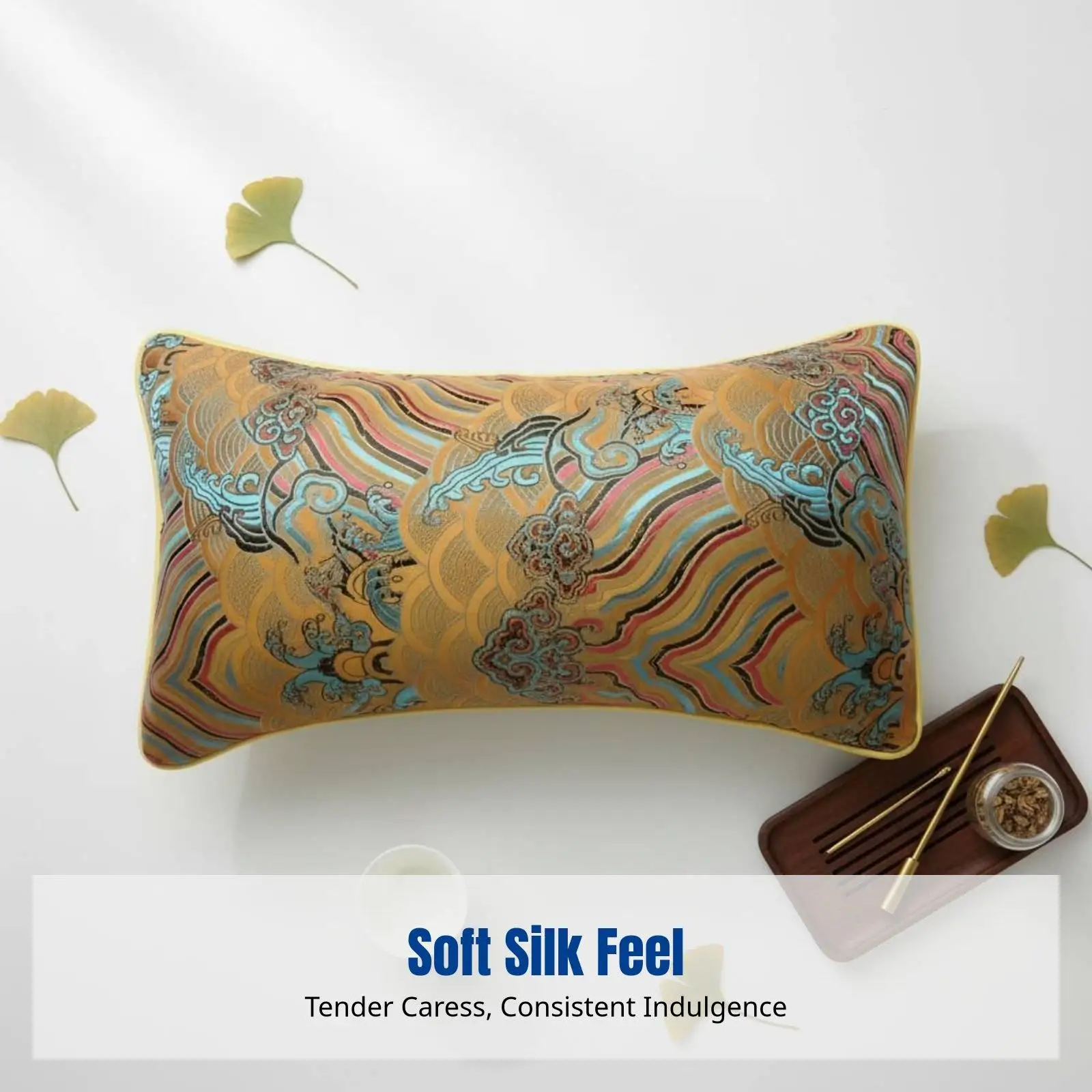 Pulse Diagnosis Silk Cushion Pillow for Chinese Medicine Practitioner Wrist Rest with Washable Cover