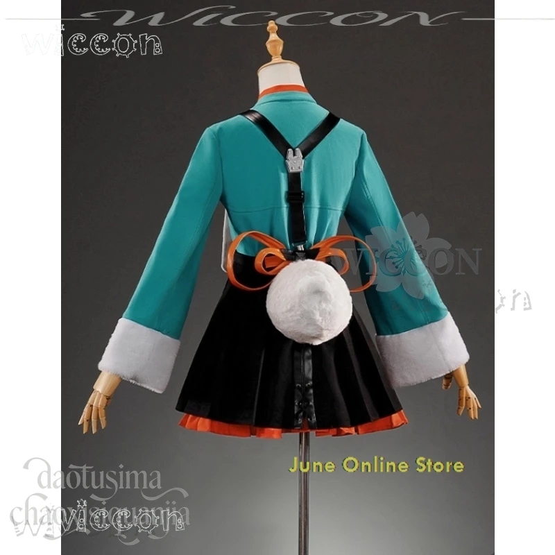 Disfraz Halloween Anime Game Zenless Zone Zero Cosplay Zhao زي Kawaii فروي أرنب Furrsuit الأذن كرنفال الكبار #4