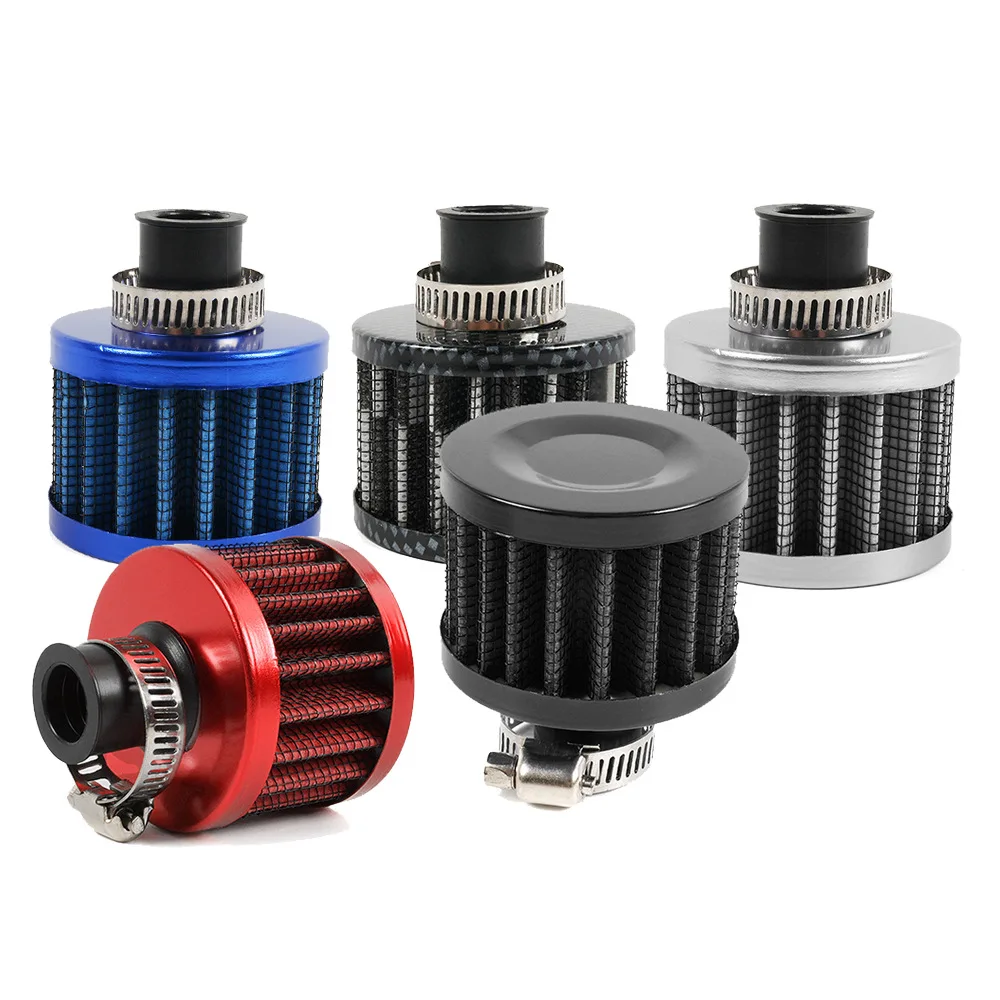 Universal 12mm Car Modified Air Cleaner Small Mushroom Head Intake Filter Auto Turbo Ventilation Replacement Parts