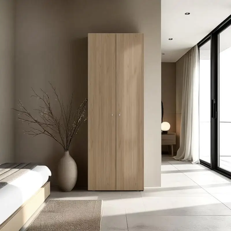 Eco-Friendly Closet System for Bedroom, Macadamia Finish