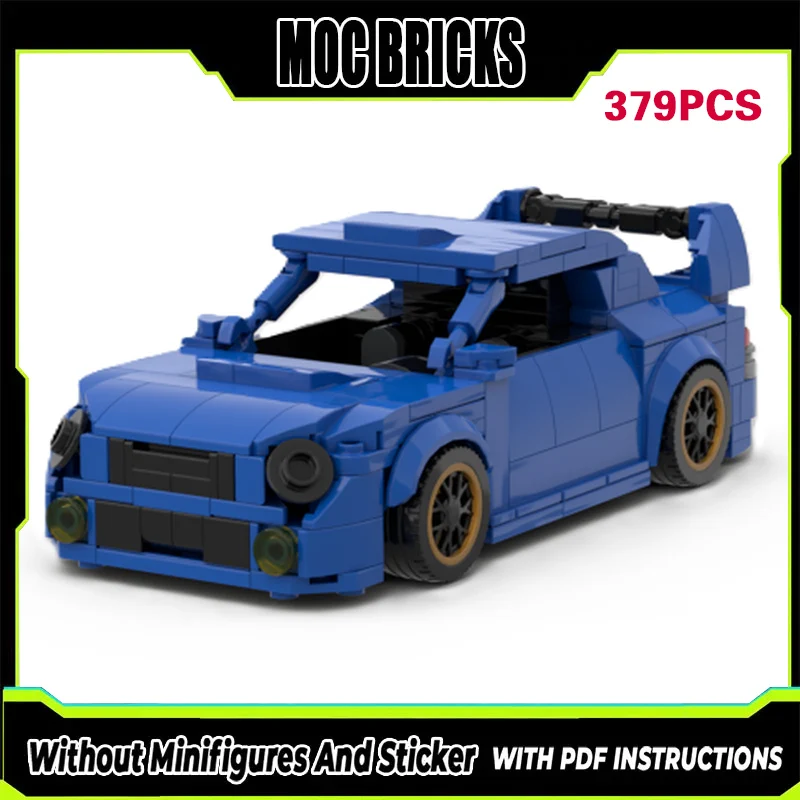 

Speed Racing Car Model MOC Building Bricks High Performance Car Modular Technology Gifts Holiday Assemble Children Toys Suit