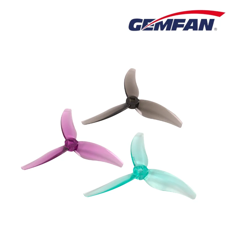 Gemfan Hurricane Propeller, 3-Blade PC Propeller para FPV Freestyle Drone, Multirotor Parts, 6 Par, 12 Pcs, 3.5 ", 3630