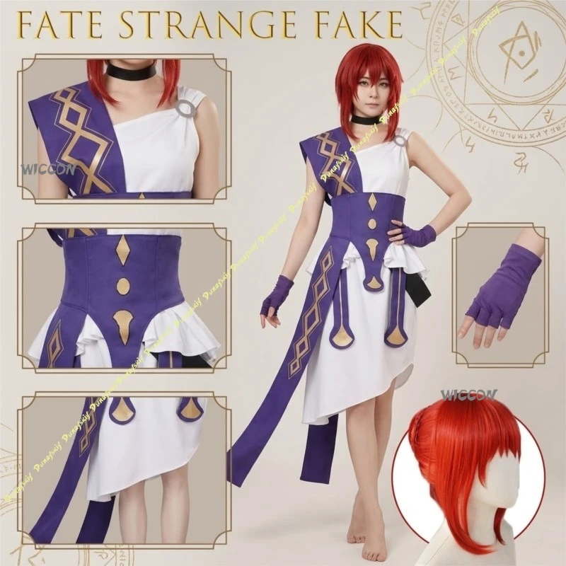 

Fate Strange Fake Hippolyta Cosplay Costume Amazon Queen Battle Carnival Disguise Party Costume Suit Halloween ヒッポリュテ Party Role