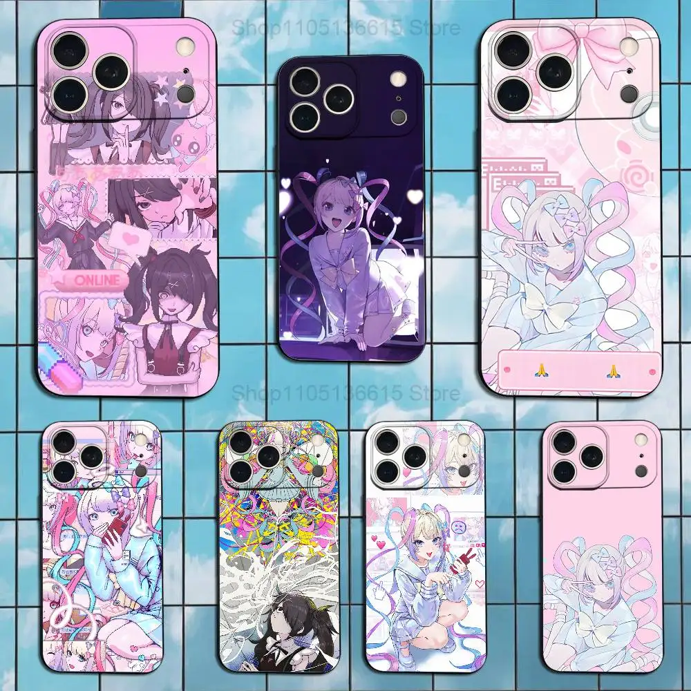 

Cute N-Needy Girl O-Overload Case For iPhone 6,17,16,15,14,13,12,11 Plus,Pro Max,XS,X,XR,SE,Mini,8,7,Soft Silicone Black Cover