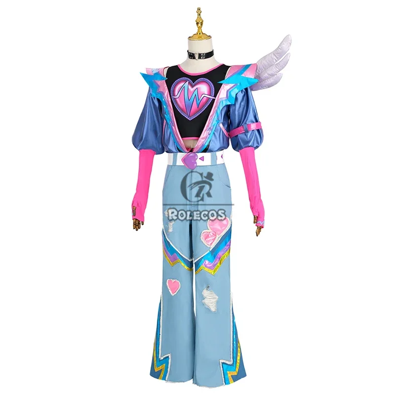КосплейROLECOS Ezreal Косплей Костюм Игра Lovestruck Ezreal Мужчины День святого Валентина Новая кожа Хэллоуин Вечеринка Наряд Полный комплект Костюм