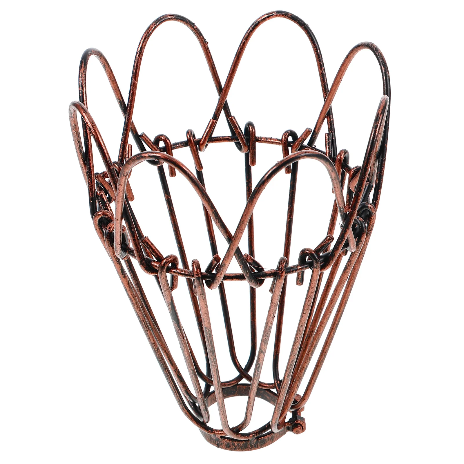 سلك الحديد عاكس الضوء خمر نمط غطاء خفيف معدني تصميم جوفاء للمنزل مكتب مطعم الإضاءة الزخرفية التبعي #1