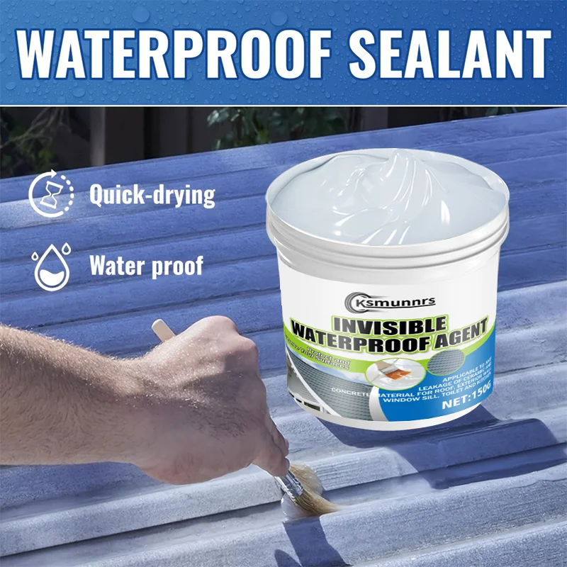 Easy to Apply Waterproof Sealant for Bathrooms Roofs Exterior Walls RVs Doors And Windows Versatile Home Repair Solution