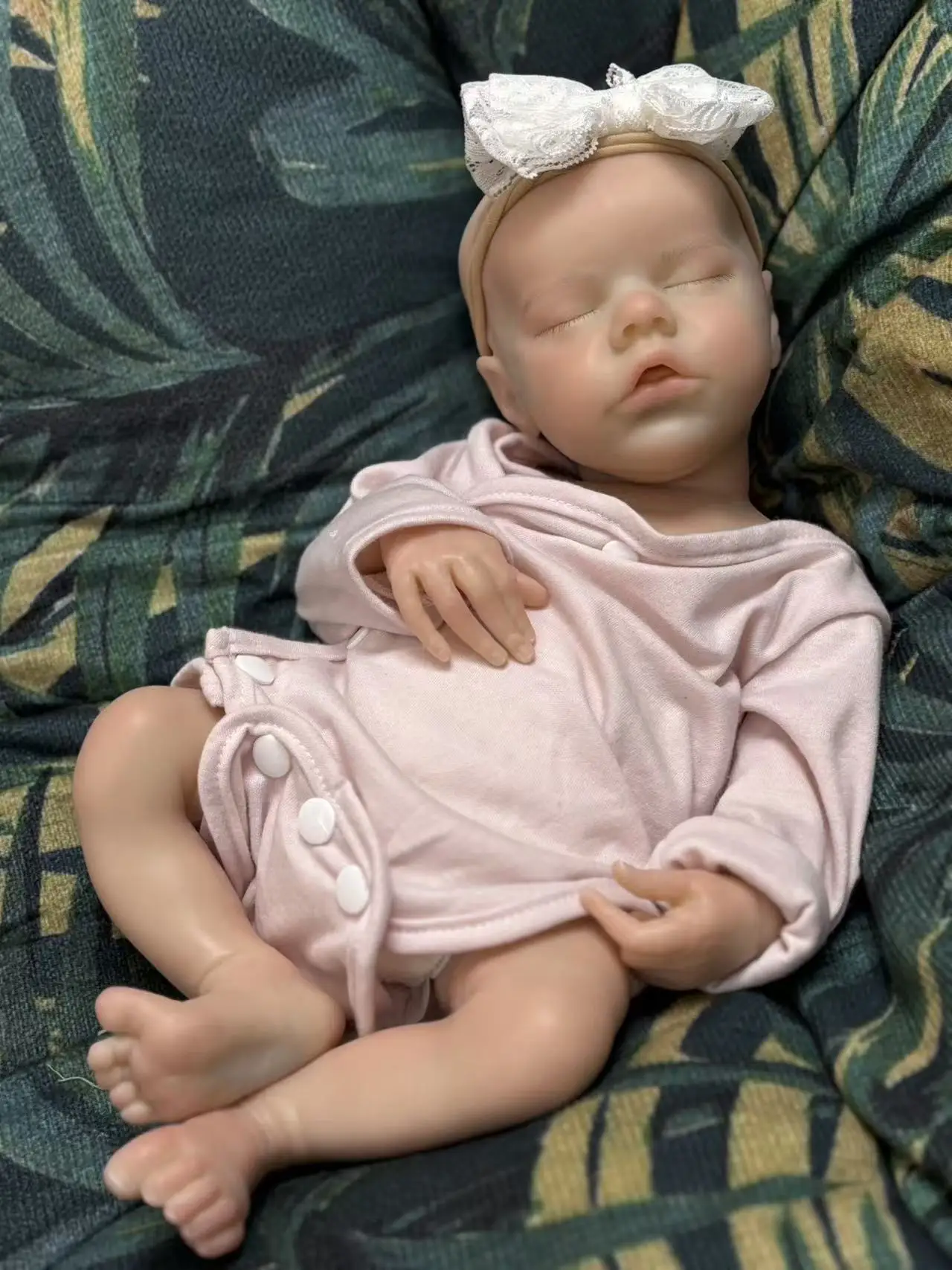 Reborn Twins Girl 16 Zoll wasserdichtes Vollsilikon fertig realistische schlafende Reborn-Puppe Boneca Reborn Corpo De Silikon