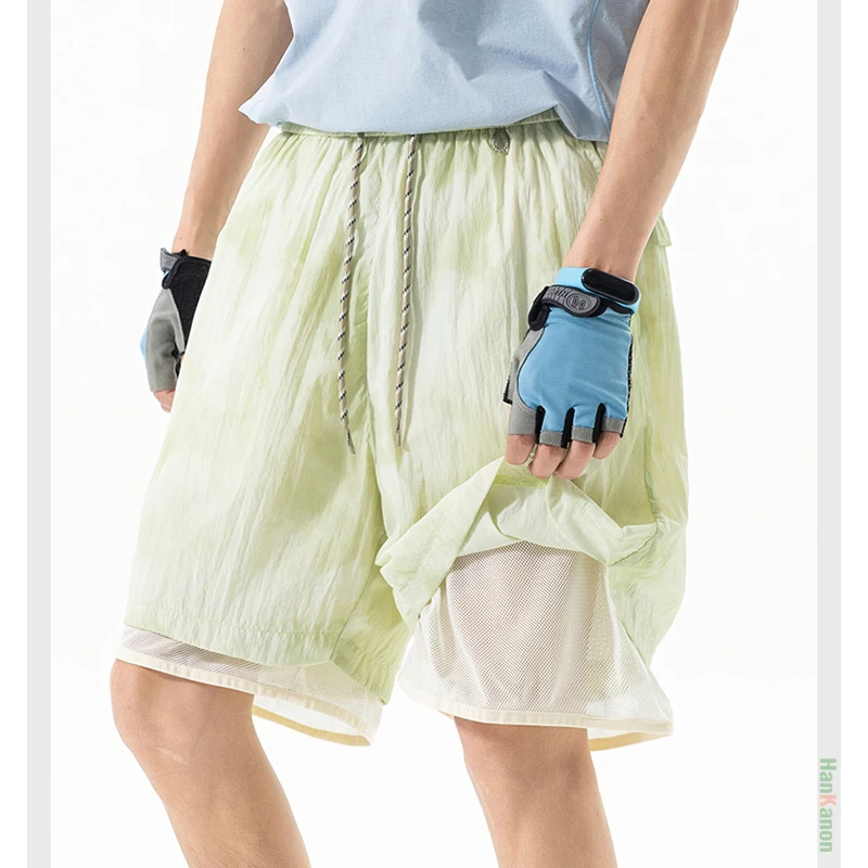 Unisex Multi-Functional Outdoor Shorts: Water-Resistant, Durable & Packable with Elastic Waist & Matching Bag