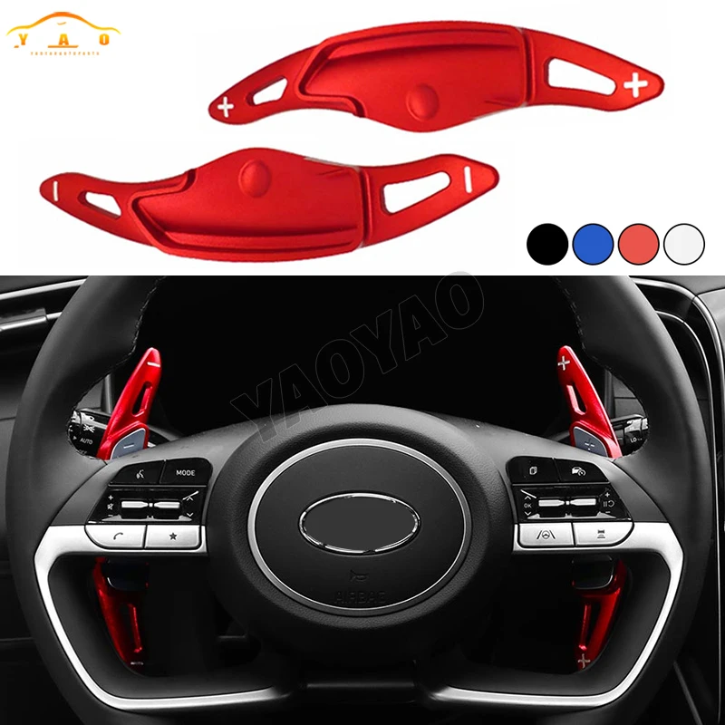 

Steering Wheel Shifter Paddle Extension For Hyundai Tucson NX4 Car Accessories