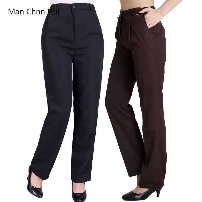 

Women Chef Pants Catering Kitchen Cooking Trouser Bakery Cafe Women Waitress Work Pants Hotel Restaurant Black Cook Bottoms