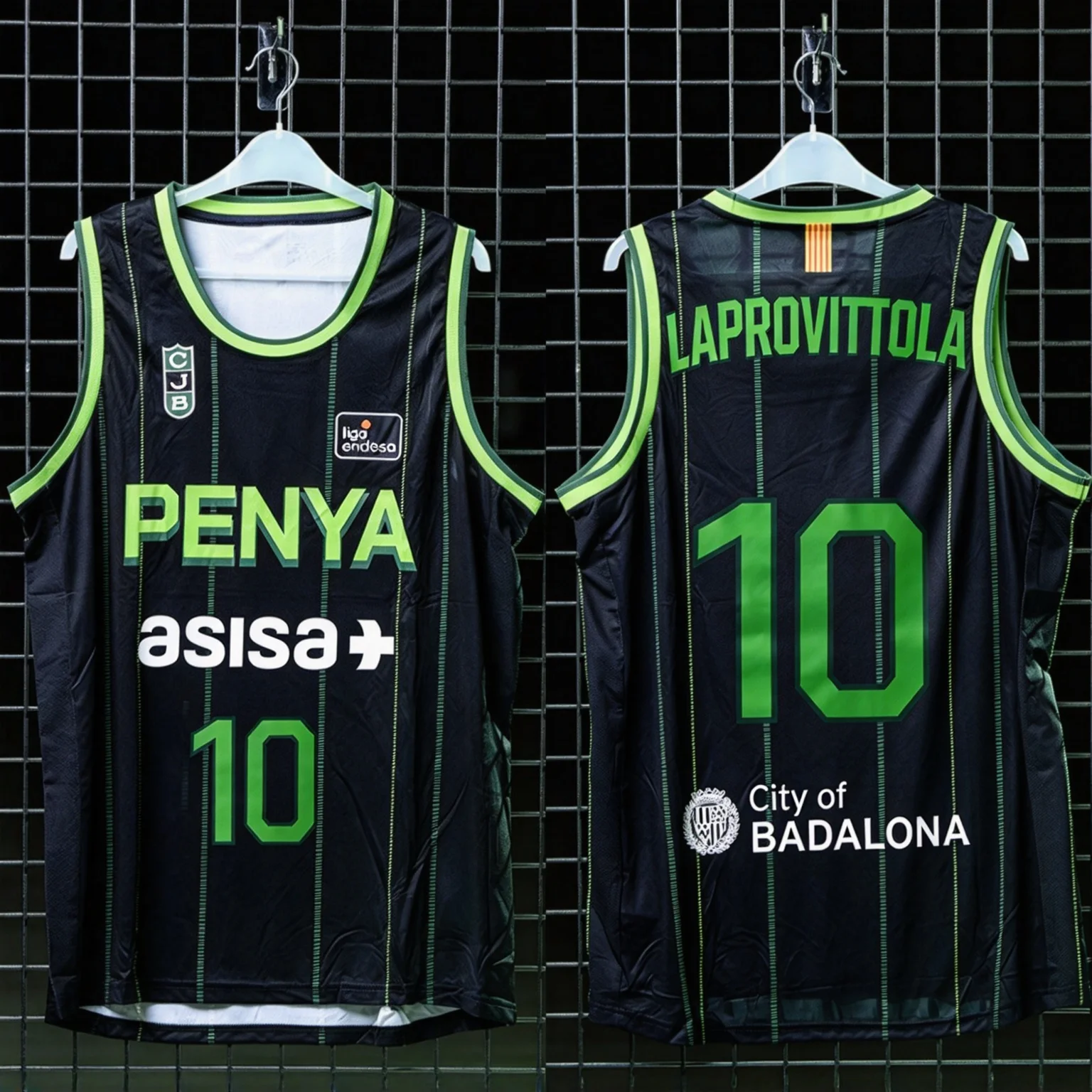 26/27 Joventut Badalona Rubio #9 Laprovittola #10 Basketball Jersey Vest Spain Basketball Jersey Kids Sports Quick-Dry Tank Top