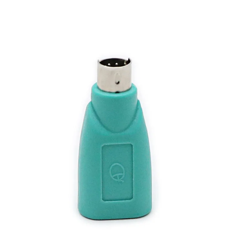

PS/2 revolving USB female adapter PS2 round head interface keyboard green computer mouse converter