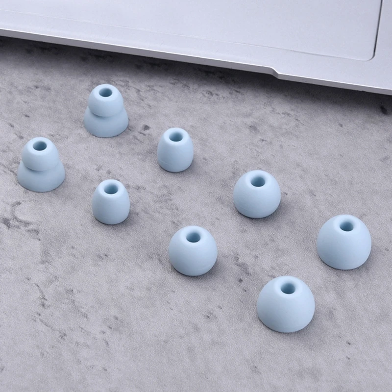 090F 4PAIRS SOFT SILICONE EARABUDS TIPS TIPS COLL กันหูฟังสำหรับ X