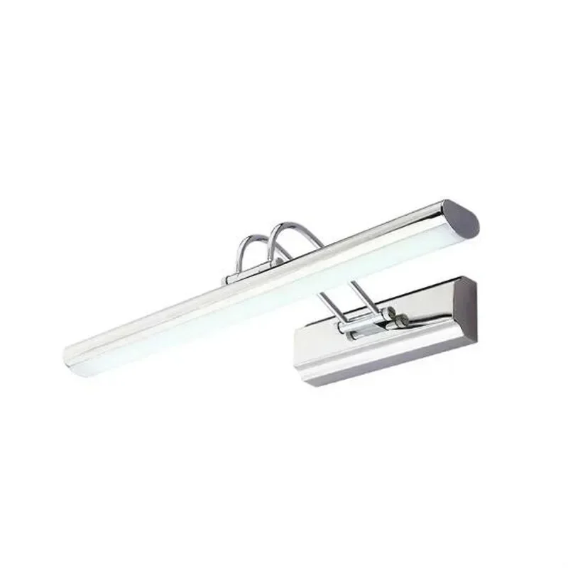 Forty Centimeters Modern Stainless Steel Bathroom Mirror Front Light Cabinet Anti Rust Waterproof Fog LED Home Decor Fix
