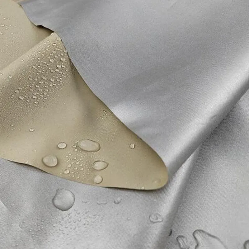 3/5/10m 1.6m wide silver coated waterproof fabric，sunshade sunscreen Oxford fabric for sky curtain tent cloth，car clothing cloth