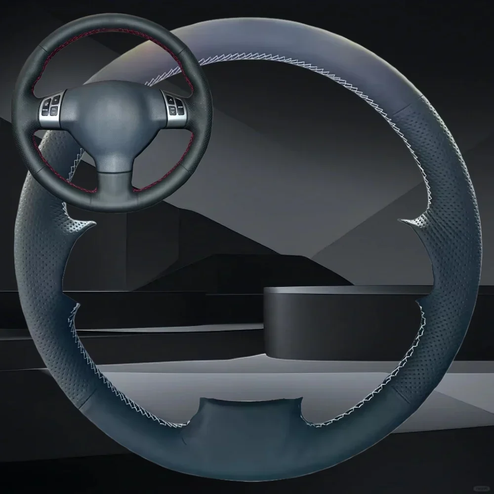 

Car Accessories Black Microfiber Leather Hand-stitched Car Steering Wheel Cover For Suzuki Swift 2011-2013 Car Accessories