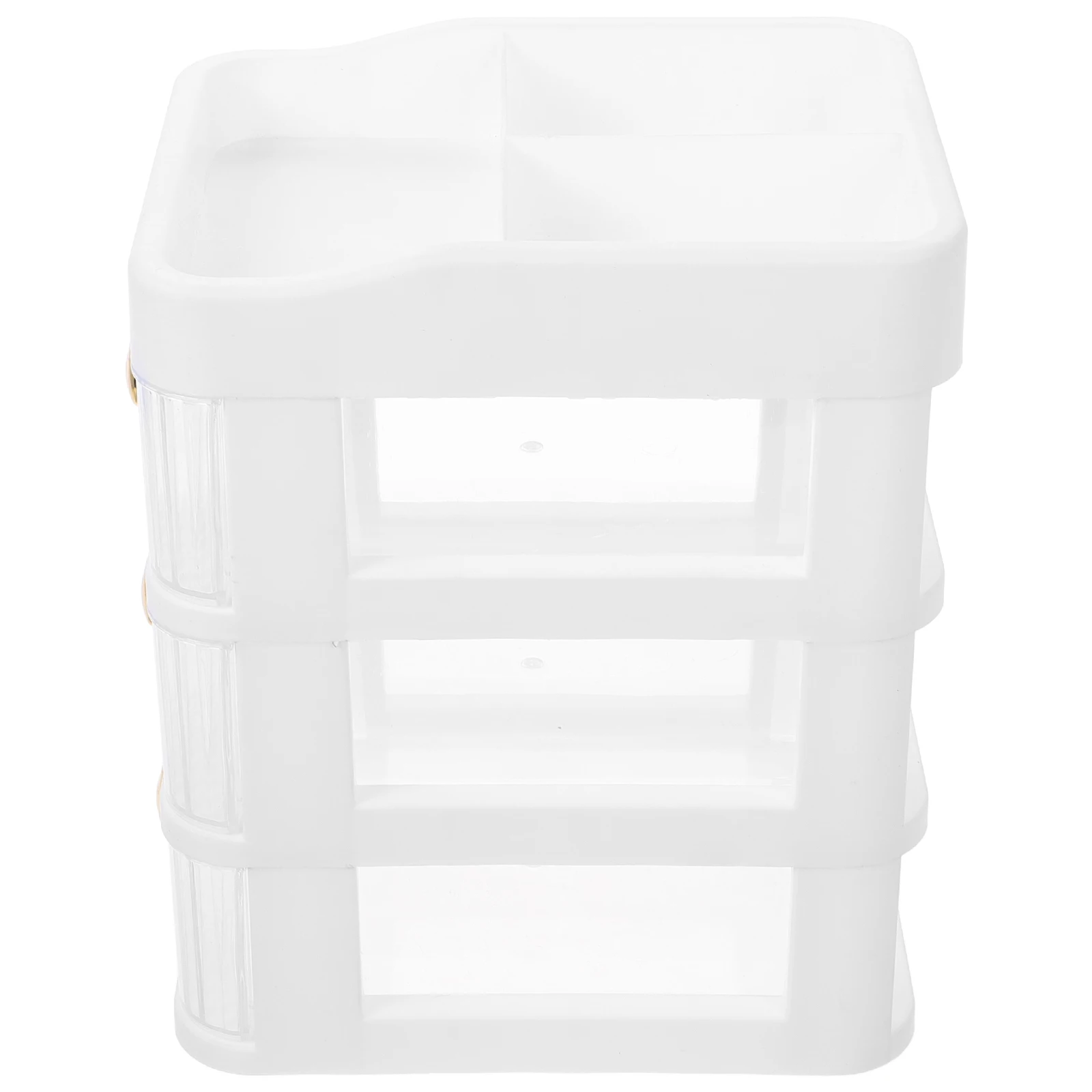 

Desktop Drawer Storage Box Clear Organizer Bins Dressing Table Bathroom Countertop Plastic Student Skincare Makeup Study