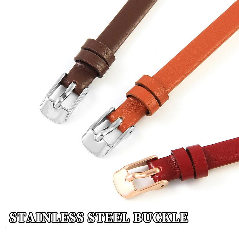For Fossil Es3565 ES3745 ES3861 ES4026 ES3862 Series Women's Exquisite Strap Sweatproof Breathable Watchbands 8mm image 5
