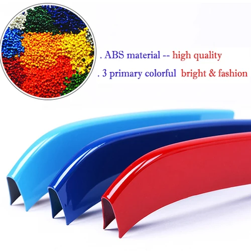 Imagen 2 del producto Pegatinas para parrilla de coche, accesorios de rejilla de carreras para BMW F40, F20, F21, E87, E82, E81, E88, 3 piezas