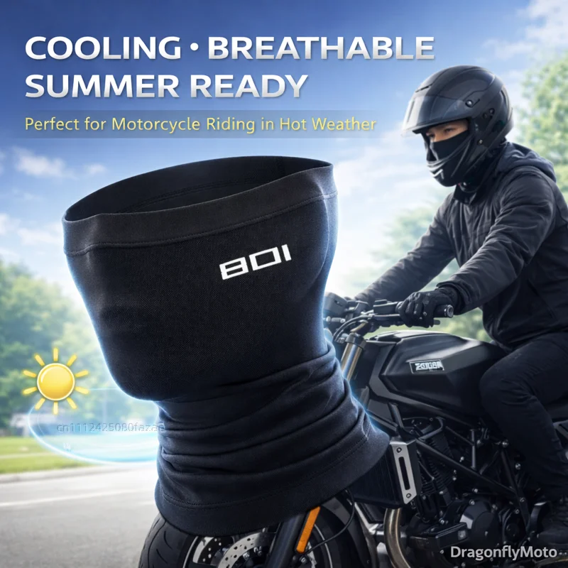 

Мотоциклетная маска с индивидуальным логотипом для Husqvarna Vitpilen 801 Svartpilen, летний дышащий шарф для шеи, защита от ультрафиолета