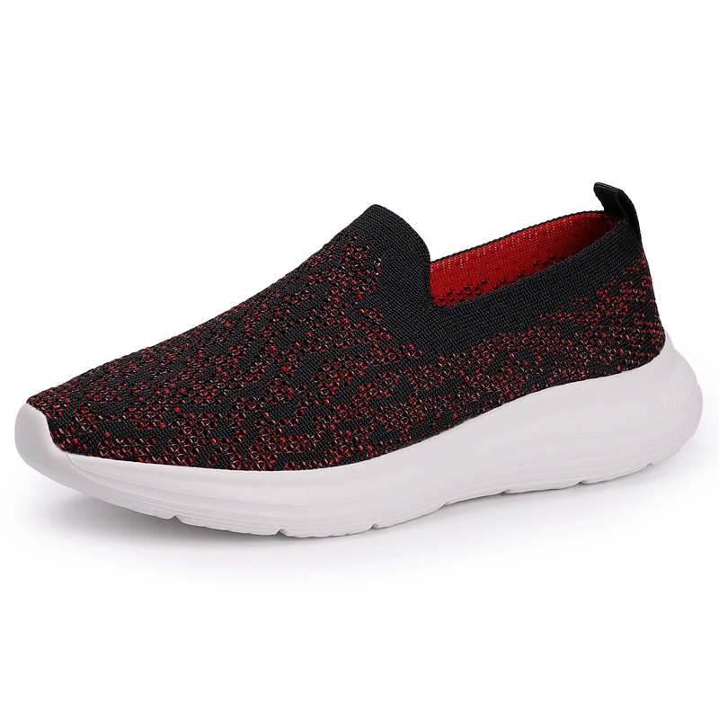 New Style Of Flying Mesh Shoes Comfortable Women's Shoes Casual Fashionable Sports Shoes For Women Mother Shoes For Women