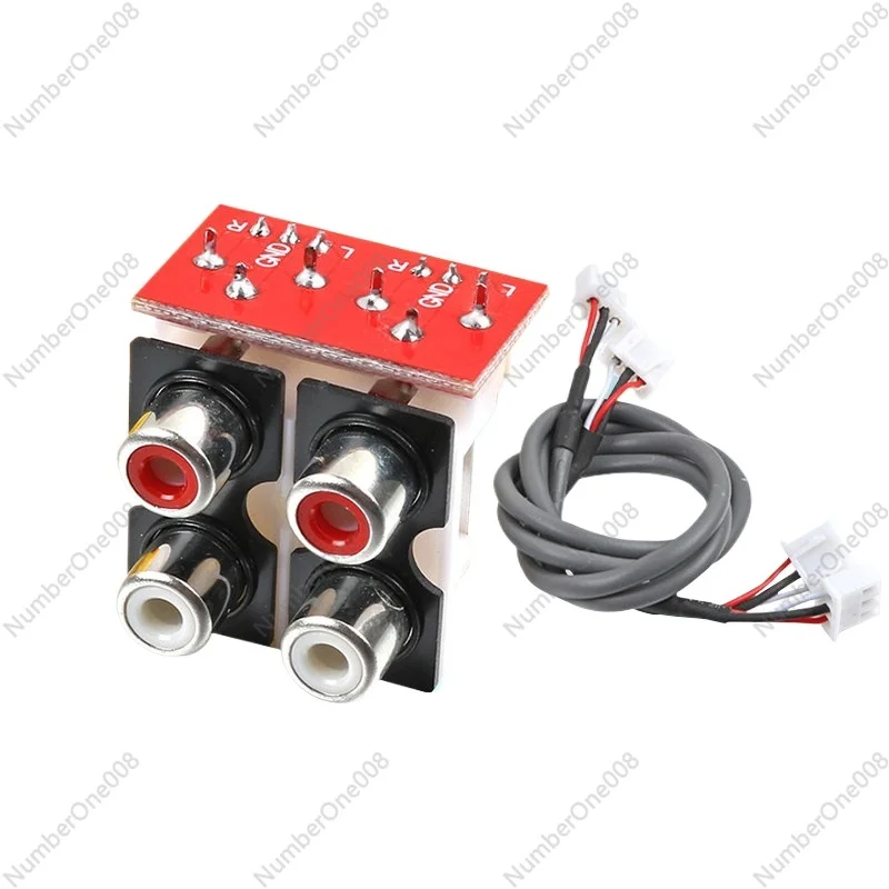 

Solderless RCA Audio Adapter Board, Plug and Play Phono Jack to 2.54mm Terminal Block for Input Output Signal