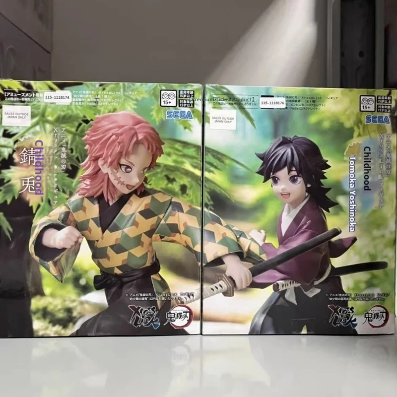 

SEGA Original Demon Slayer Xross Link Figure Sabito Tomioka Giyu Anime Action Figurine Pvc Model Toy Customized Ornaments Gifts