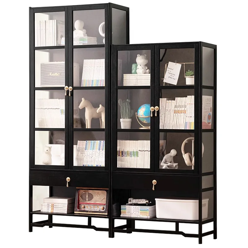 Shelf Floor-to-ceiling bookcase Home living room Children's wall Multi-layer simple bedroom Storage cabinet Locker