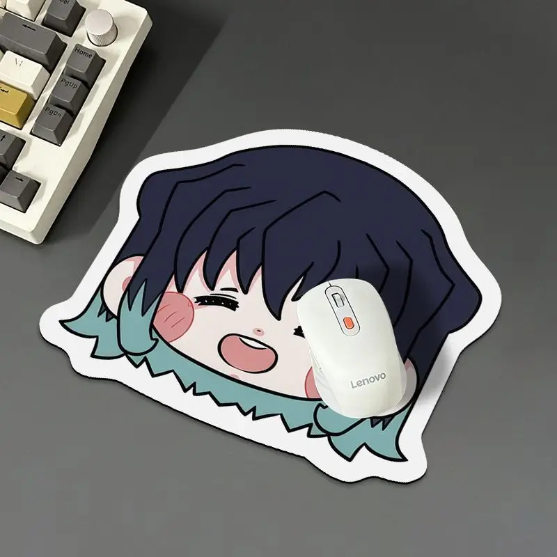 Tapis de souris périphérique Demon Slayer Agatsuma Zenitsu, boue de diatomée épaisse, décoration de bureau, figurine Ins, dessin animé, offre spéciale