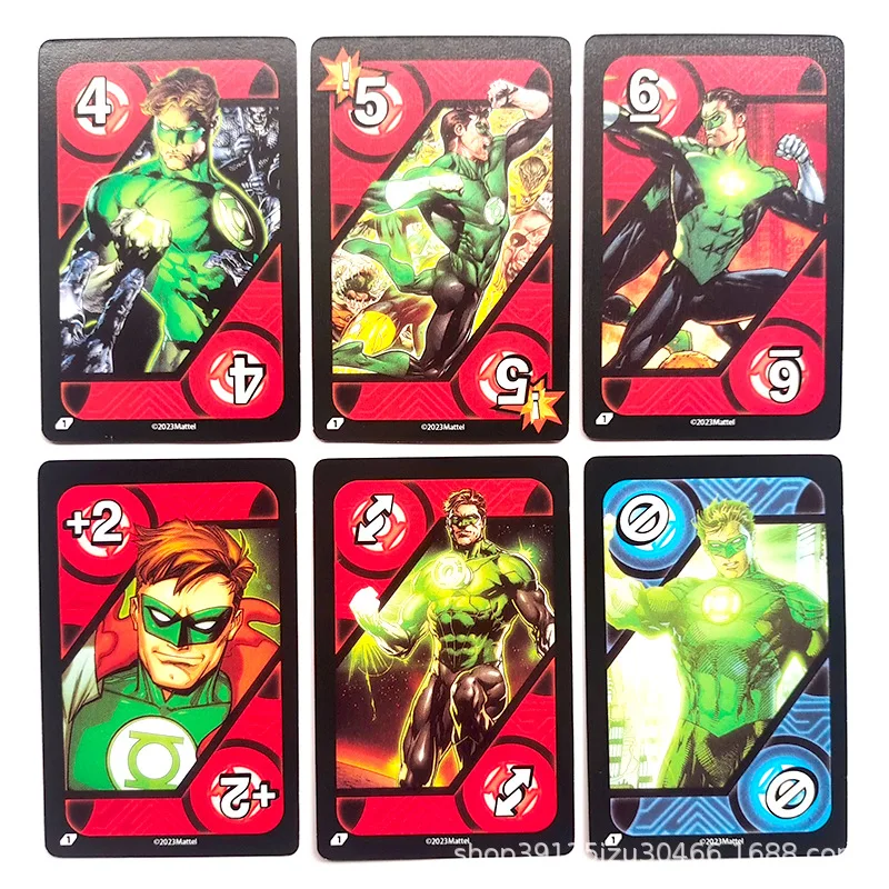 UNO Ultimate Marvel Card Game con 4 carte Foil da collezione, NO Mercy Card Game Character-mazzi a tema e regole speciali