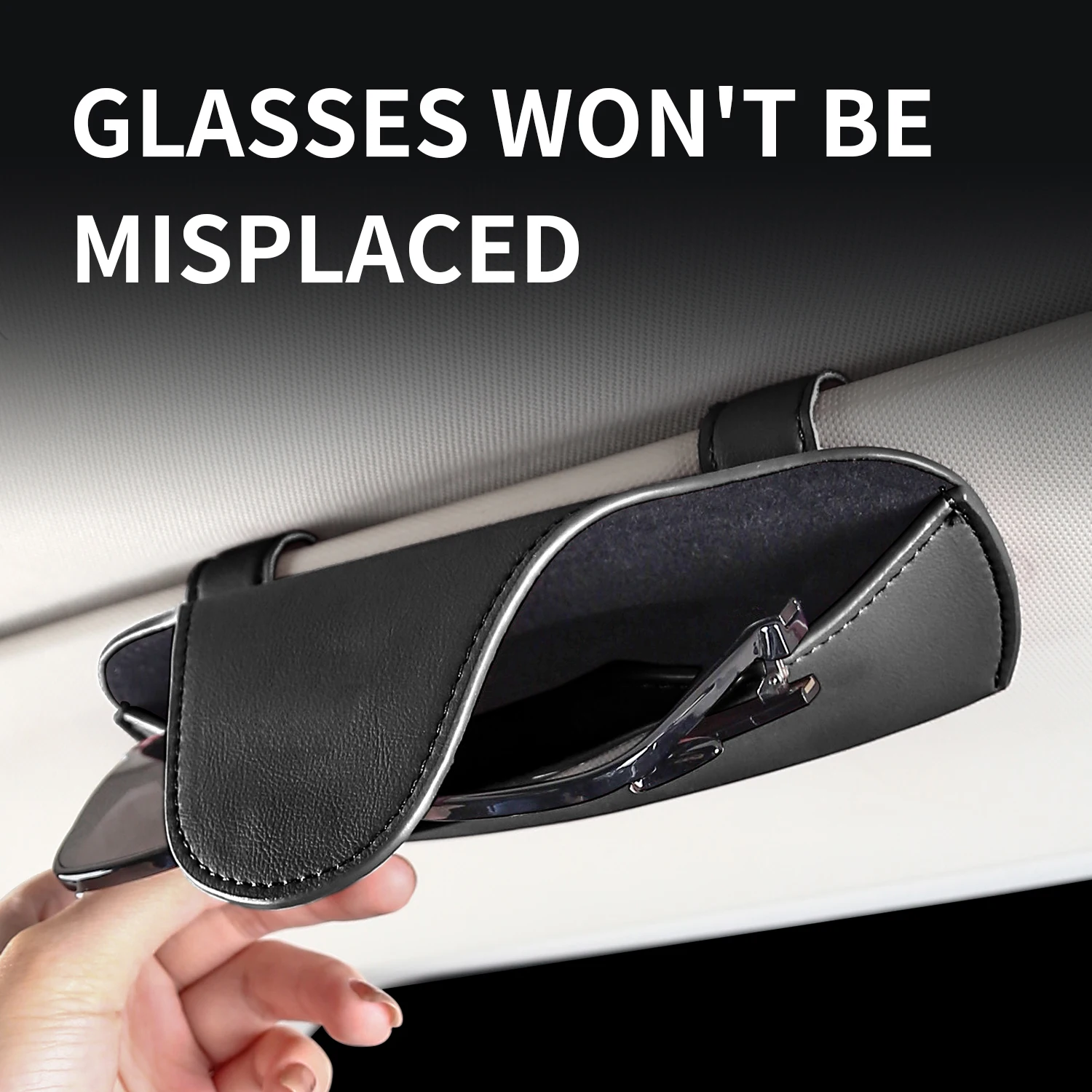 

The car glasses clip suitable for Chery models can be installed on the sun visor without obstructing the line of sight